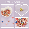 AHADERMAKER 5Pcs Synthetic Coral Connector Charms FIND-GA0004-11-4