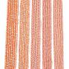 Electroplate Glass Beads Strands EGLA-A044-P6mm-B33-2