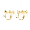 316 Surgical Stainless Steel Clip-on Earring Findings STAS-Z127-02G-1