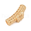 Brass Tube European Beads KK-G532-05B-G-2