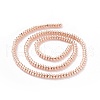 Electroplate Non-magnetic Synthetic Hematite Beads Strands G-L485-04B-LRG-2