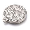 Non-Tarnish 304 Stainless Steel Pendants STAS-Z017-01P-3