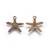 Tibetan Style Alloy Pendants TIBEP-EA306YKG-AB-FF-1