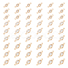 Unicraftale 60Pcs 3 Styles Brass Pave Clear Cubic Zirconia Connector Charms FIND-UN0004-42-1