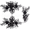 Flower Polyester Computerized Embroidery Sew on Ornament Accessories DIY-WH0366-39-1