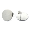 201 Stainless Steel Stud Earrings EJEW-K270-06A-P-2