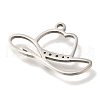 201 Stainless Steel Pendants STAS-R136-23P-2