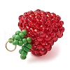 Seed Beads Beaded Charms PALLOY-MZ00330-4