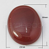 Natural Gemstone Cabochons X-G-G082-22x30x7mm-1-2