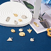 Crafans 12Pcs 12 Style 201 Stainless Steel Charms & Pendants STAS-CF0001-01-5