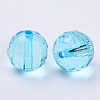 Transparent Acrylic Beads X-TACR-Q254-8mm-V40-3