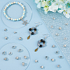 DICOSMETIC 300Pcs 5 Styles CCB Plastic Tube Bails CCB-DC0001-19P-4
