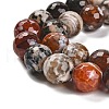 Natural Fire Crackle Agate Beads Strands G-L595-A02-01F-4