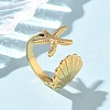 304 Stainless Steel Cuff Rings RJEW-P150-03A-G-1