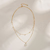 Mother's Day Jewellery Flower Natural Freshwater Pearl Pendant Necklaces NJEW-G153-04G-4