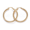 304 Stainless Steel Hoop Earrings EJEW-L232-034B-G-1