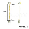 Mother's Day Jewellery Baroque Freshwater Pearl Tassel Pendant Stud Earrings JA8255-2