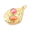 Brass Pendants KK-U040-01G-03-2