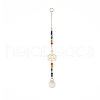 AB Color Teardrop Glass Suncatchers HJEW-JM00843-2