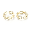Brass Cuff Rings RJEW-F103-04-G-2