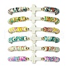 6Pcs Synthetic Turquoise Beads Stretch Bracelets BJEW-JB11406-2