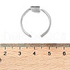 304 Stainless Steel Open Cuff Rings RJEW-S623-01P-5