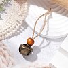 Iron Bell Pendant Decoration HJEW-JM02488-03-2