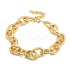 Chunky Aluminum Cable Chain Necklaces for Women NJEW-K261-01D-G-2