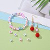 DIY 26 Letter Acrylic Beads Stretch Bracelets Kits for Children's Day DIY-LS0001-04-6