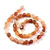 Natural Golden Silk Jade Beads Strands G-G018-16-3