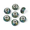 Opaque Resin European Beads RESI-T057-29B-1