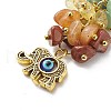 Chakra Natural Gemstone Chip Bead Keychain KEYC-JKC00415-01-4