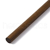 Waxed Round Wooden Sticks WOOD-WH0029-35A-2