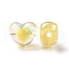 Transparent Acrylic Beads TACR-G044-01G-2