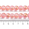 Spray Painted Glass Round Bead Strands DGLA-Q015-10mm-26-2