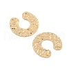 Brass Textured Horseshoe Chandelier Component Links KK-L223-013G-2