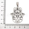 201 Stainless Steel Pendants STAS-V013-16P-3