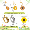 34Pcs Sunflower DIY Knitting Tool Sets HJEW-AB00701-2