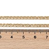 201 Stainless Steel Curb Chain Necklace for Women Men NJEW-P268-A38-2X5-2