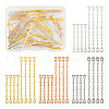 80Pcs 8 Styles Brass Connector Charms KK-TA0001-23-1