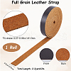 2M Flat AB Grade Cowhide Leather Cord AJEW-WH0479-73B-01-2