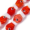 Handmade Lampwork Beads Strands LAMP-G154-07M-1
