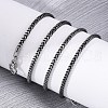 2MM 304 Stainless Steel Wheat Chain Necklaces NJEW-Q013-16A-5