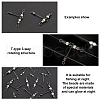 SUPERFINDINGS 30Pcs 6 Style 201 Stainless Steel 3 Way Swivels Fishing Cross Line FIND-FH0004-45-4