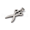 304 Stainless Steel Pendants STAS-I127-028P-2