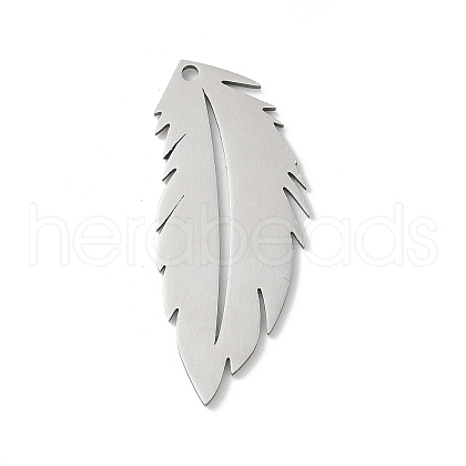 304 Stainless Steel Pendants STAS-S155-02P-03-1