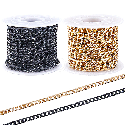 SOFPLATE 10M 2 Colors Aluminium Curb Chains FIND-SP0002-71-1