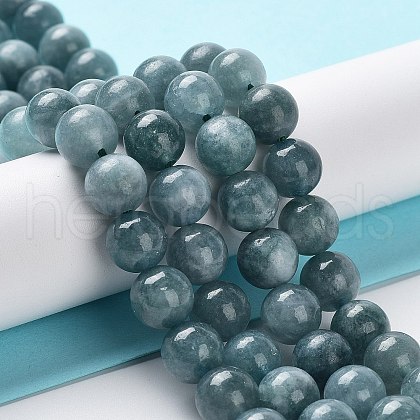 Dyed Natural Malaysia Jade Beads Strands G-G021-01B-01-1