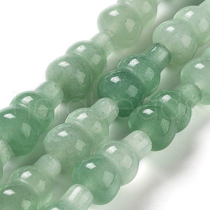 Natural Green Aventurine Beads Strands G-P528-G01-01-1