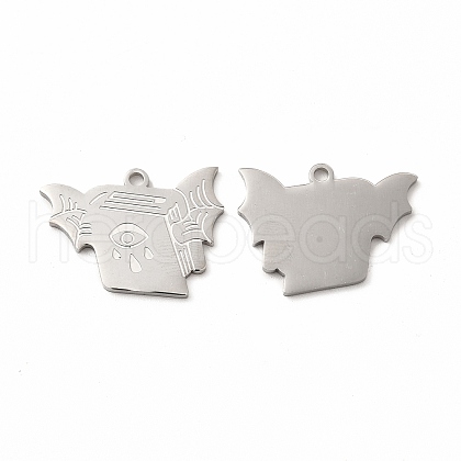 Non-Tarnish 304 Stainless Steel Pendants STAS-F290-19P-1